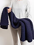 Garter Stitch Blanket Knitting Kit