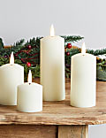 Set of 4 TruGlow® Pillar LED Candles