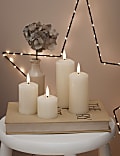 Set of 4 TruGlow® Pillar LED Candles