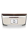 Ellipse White Teak Jar Candle
