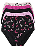 5pk Cotton Lycra™ Butterfly Full Briefs