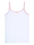 5P Cami Vests colour Trim (2-16 Yrs)