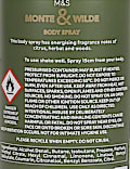 M and W Body Spray Berg and Cedar