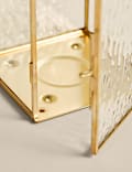 Small Mottled Glass Lantern