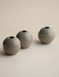 Set of 3 Round Bud Vases