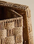 Woven Jute Small Square Storage Box