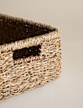 Set of 2 Seagrass Rectangular Baskets