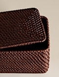 Rattan Rectangular Storage Box