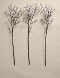 Set of 3 Artificial Mimosa Single Stems