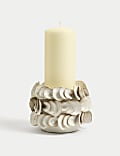 Petal Ceramic Pillar Candle Holder