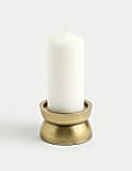 Metal Pillar Candle Holder