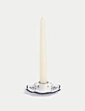 Floral Ceramic Dinner Candle Holder