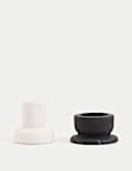 Set of 2 Dinner Candle & Tealight Holders