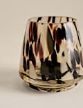 Animal Confetti Glass Tealight Holder