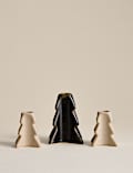 Set of 3 Tree Ceramic Candle Holders