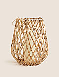 Rattan Medium Lantern