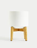 Medium Ceramic Planter with Stand