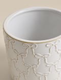 Bow Ceramic Planter