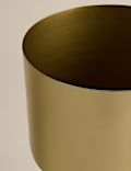 Medium Gold Planter with Stand