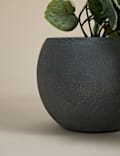 Artificial Trailing Eucalyptus in Ceramic Pot