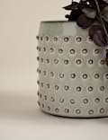 Artificial String of Hearts in Ceramic Pot