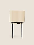 Medium Gold Planter with Stand