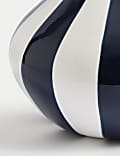 Striped Ceramic Vase