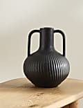 Ridged Ceramic Jug
