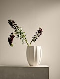 Wazon ceramiczny w szerokie pasy