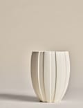 Wazon ceramiczny w szerokie pasy