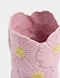 Daisy Ceramic Cylinder Vase