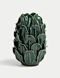 Large Petal Ceramic Vase
