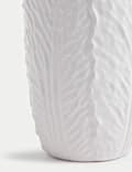 Medium White Cabbage Ceramic Bouquet Vase