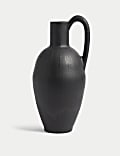 Large Textured Ceramic Jug