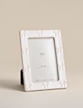 Ceramic Bow Photo Frame 4x6 inch