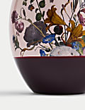 Medium Floral Ceramic Round Vase