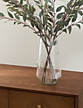 Etched Glass Vase