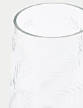 Etched Glass Vase