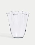 Medium Glass Handkerchief Vase