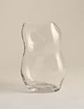 Mottled Twist Glass Vase