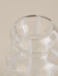 Stripe Wave Glass Vase