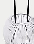 Ridged Glass Lantern