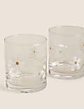 Set of 2 Icon Daisy Tumblers