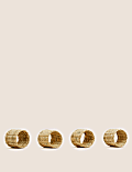 Set of 4 Seagrass Napkin Rings