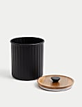 Ribbed Storage Jar