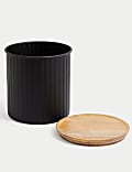 Ribbed Biscuit Tin