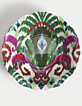 Saladier pour pique-nique à motif Ikat coloré