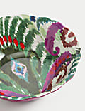 Saladier pour pique-nique à motif Ikat coloré
