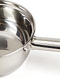 Batterie de 3 casseroles en acier inoxydable