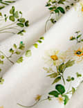 Cotton with Linen Floral Tablecloth